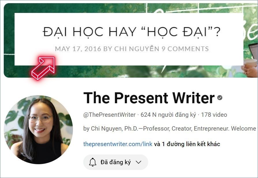Bài viết đầu tiên của chị Chi Nguyễn trên hành trình xây dựng thương hiệu cá nhân