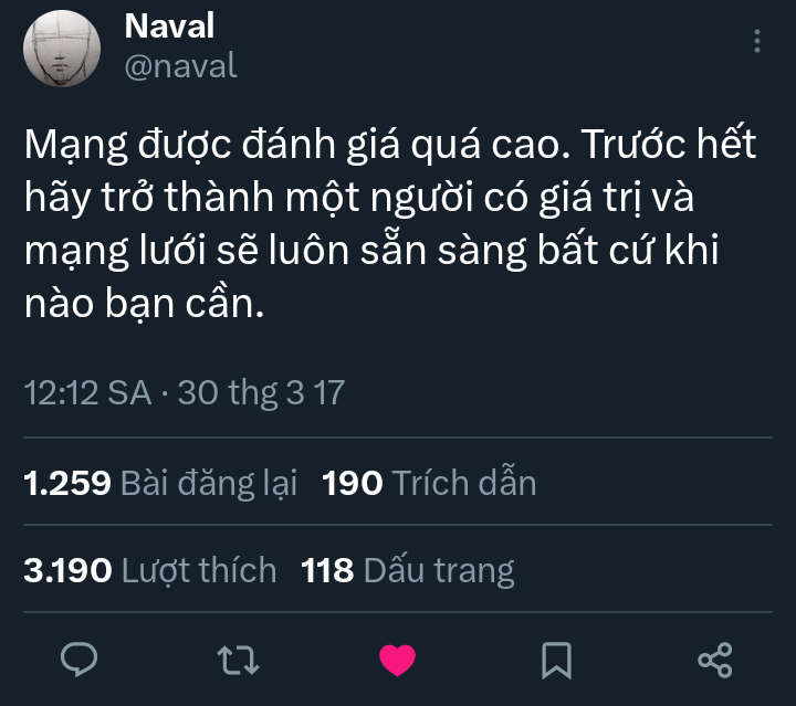 mạng được đánh giá quá cao, naval