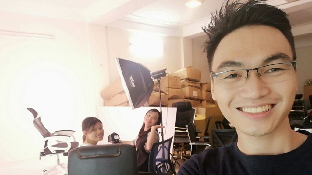 studio quay chụp nội thất