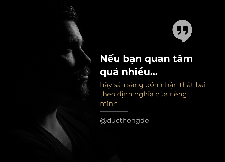 #043 – Nếu bạn quan tâm quá nhiều (nó sẽ hủy hoại cuộc sống của bạn)