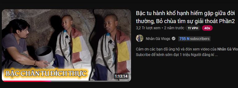 Video thầy Minh Tuệ và Nhân Gà Vlog