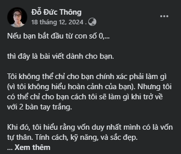 Kinh doanh từ con số 0