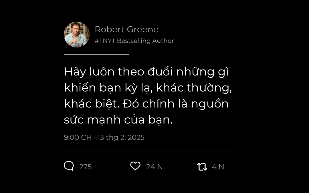 #11 – Hãy kỳ lạ, tự do, và luôn là chính mình