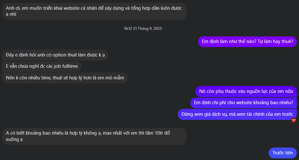 Tư vấn website